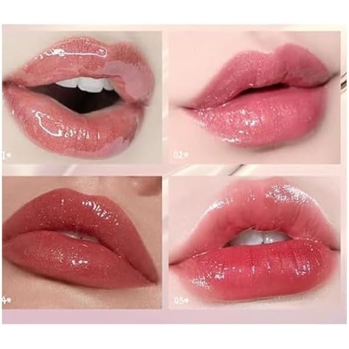 Shiny Lip Gloss Moisturising Lipstick with Long-Lasting Lip Enhancer - Lipglow Oil Shiny Makeup Accessories for Gatherings, Meetings, Events, Festivals - Image 3